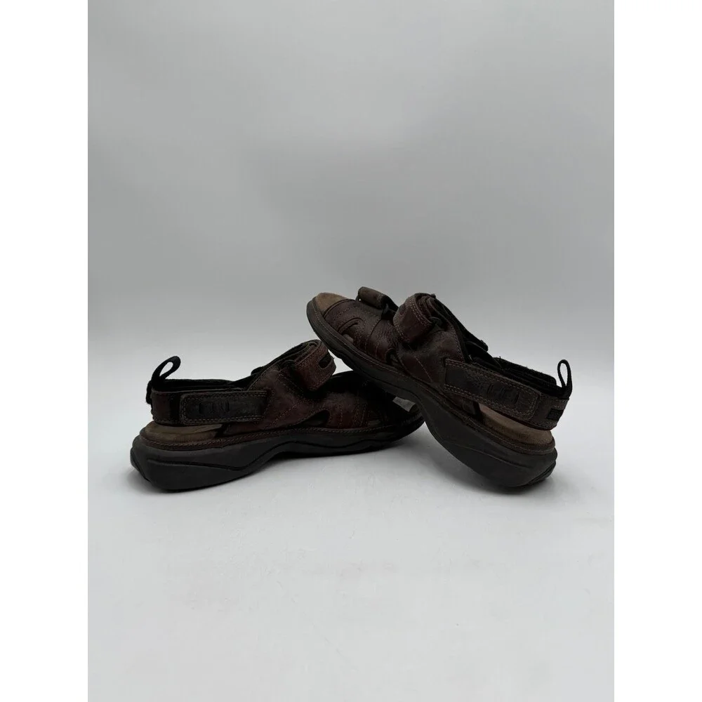 Clarks HUDSON 71812 Men's NEW Fisherman-Style Sandal Brown US Size 7 M
